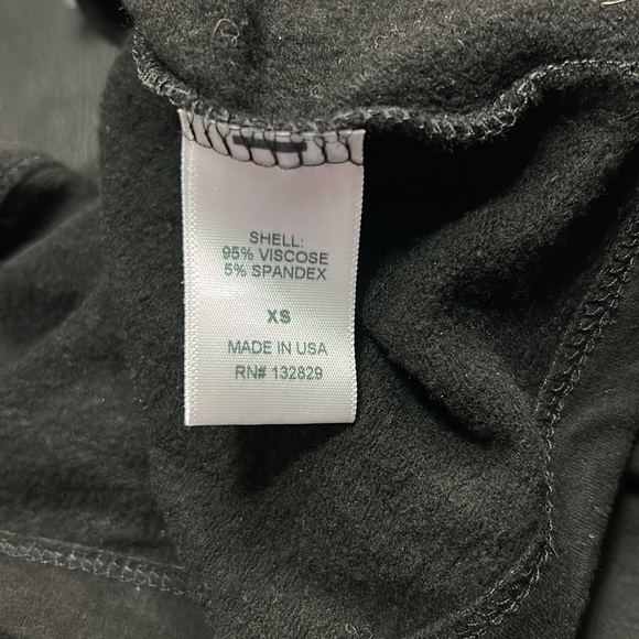 REVOLVE NBD Harbor Turtleneck Black Fleece Snap Button Placket XS NEW - Picture 12 of 14